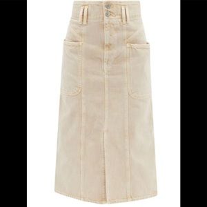 Isabel marant Etoile Toria Denim MiDi Skirt